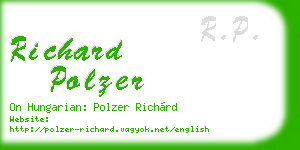 richard polzer business card